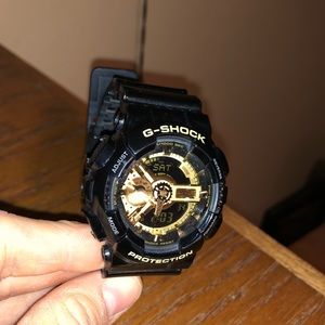 Black & Gold G Shock